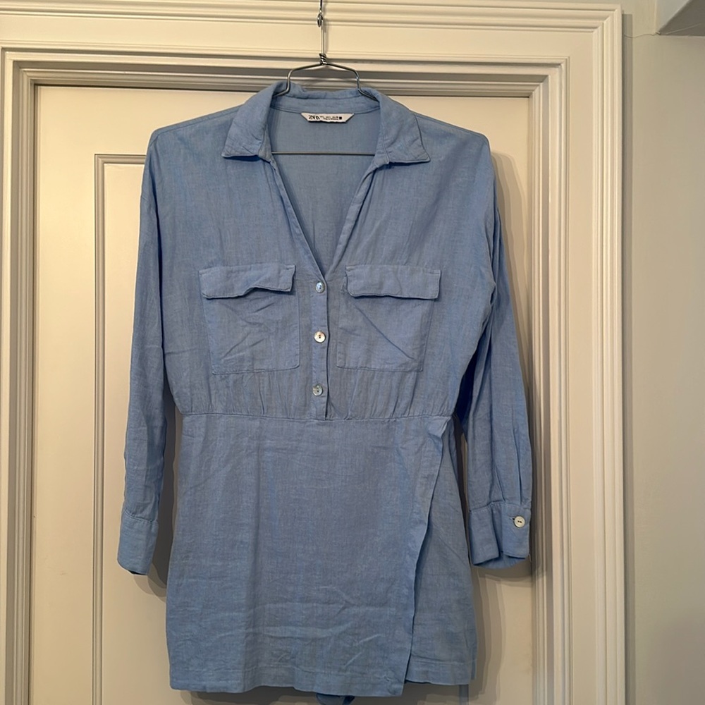 Zara Linen Romper